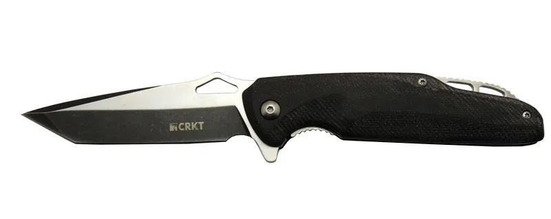Crkt Predator 706 CBK Black Camping / Outdoor Spine 21cm - Semi-Auto, Belt, Boxed