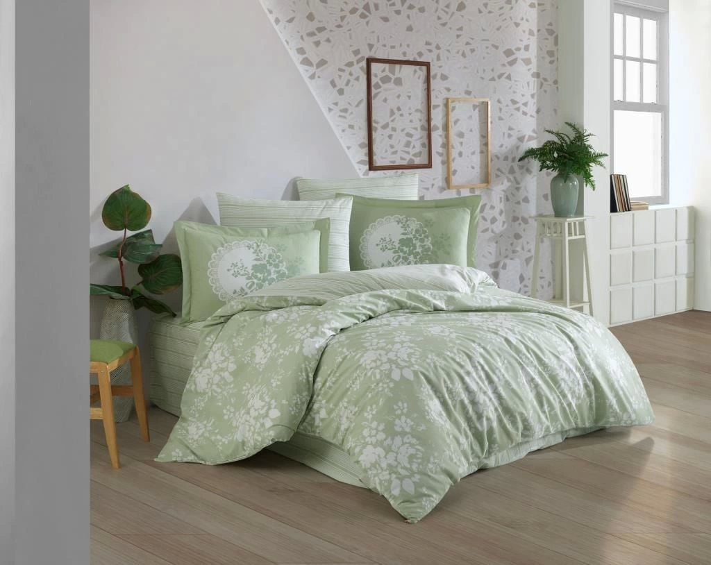 Hobby Double Poplin Line Flora Green