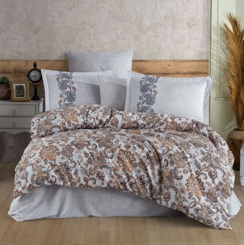 Hobby Double Ranforce Duvet Cover Elsa Gold