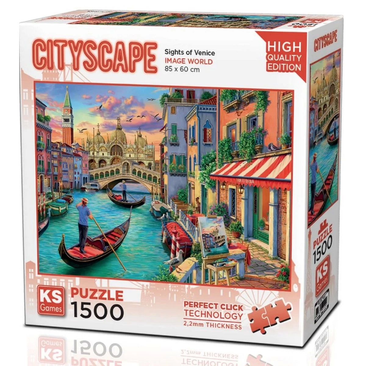 KS Games Sights of Venice Puzzle 1500 Piece 22029