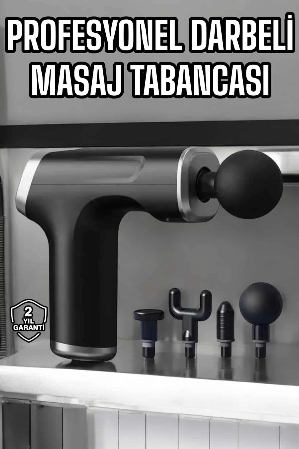 Massage Gun 4 Backed Pulsed For Muscle And Body Pains With Head