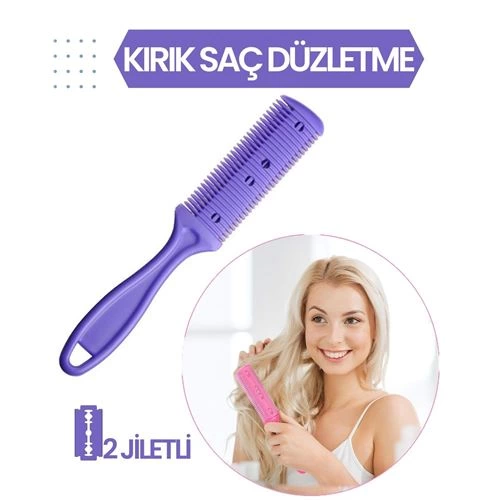 BX 2 Razor Broken Hair Correction Thinn Comb