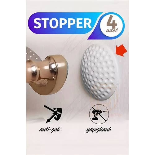 BX Door Stopper Golf Ball Model Door Anti-collision 4 Pcs
