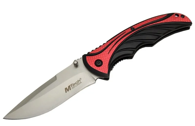 Mtech Handsome 455 Red Camping Clamp 21cm - Semi Automatic , Belt
