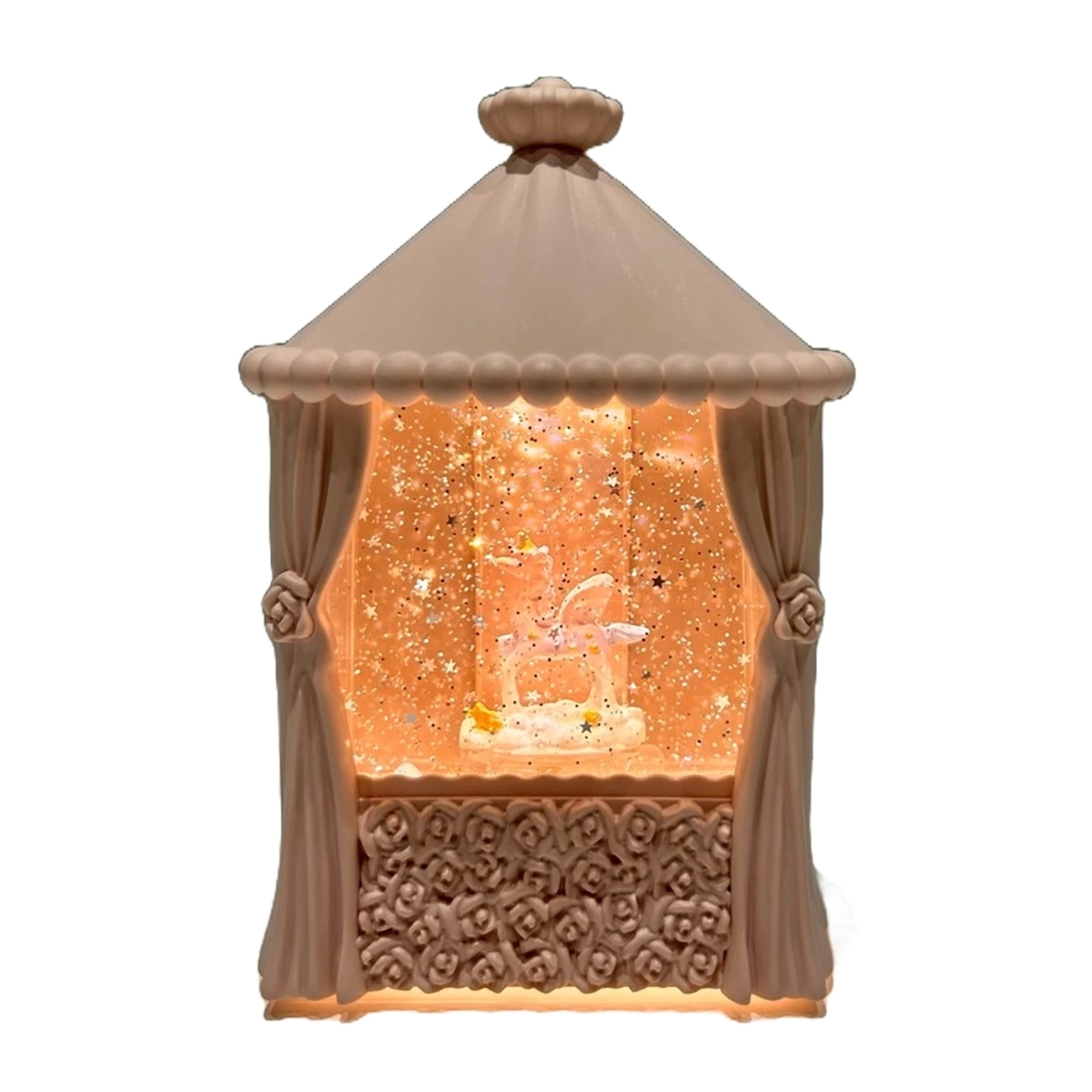 Plastic Rectangular Snow Globe LLM-HDY0374