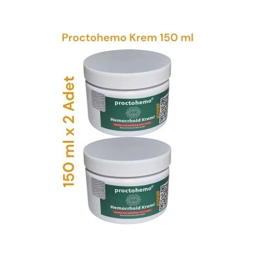 Proctohemo Cream 150 ml - Hemorrhoid Cream x 2 Pcs