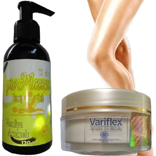 Promasseur Plus Vanilya Aromalı Masaj Yağı-Variflex Krem ile