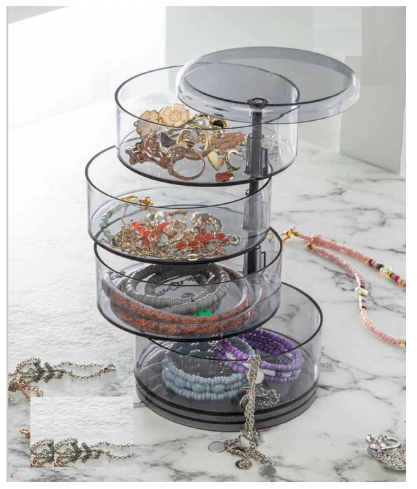 Jewelry - Makeup and Accessories Organizer 4 Layers - Peach(Koyu) (336336)