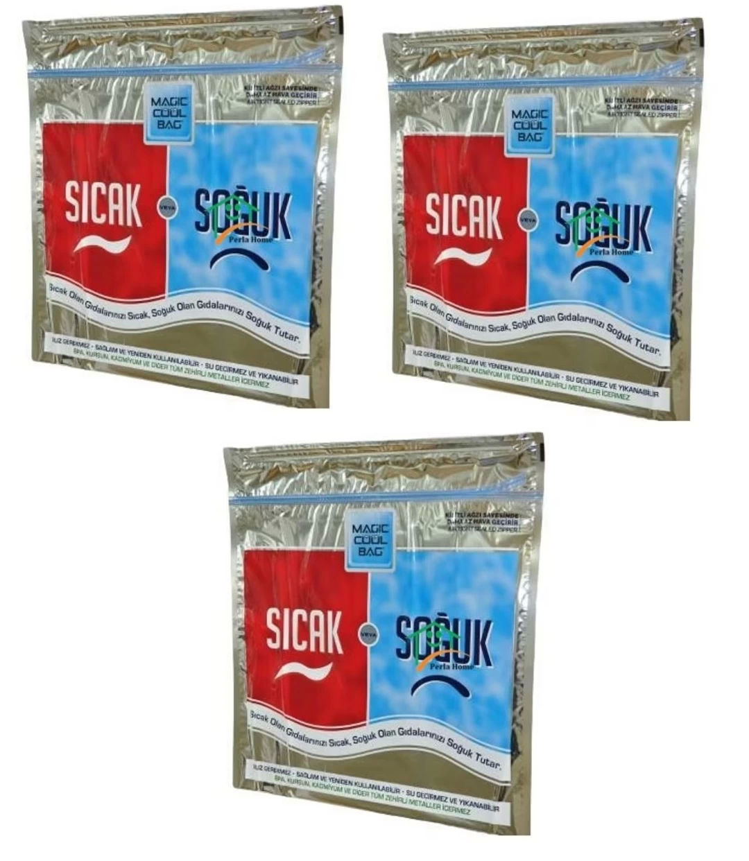 Thermos Bag - Picnic Bag - Frozen Food Bag - Medium Size (3 Pcs) (336336)