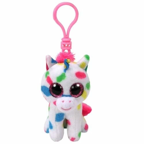 Ty Beanie Boos Plush Unicorn Keychain Harmonie