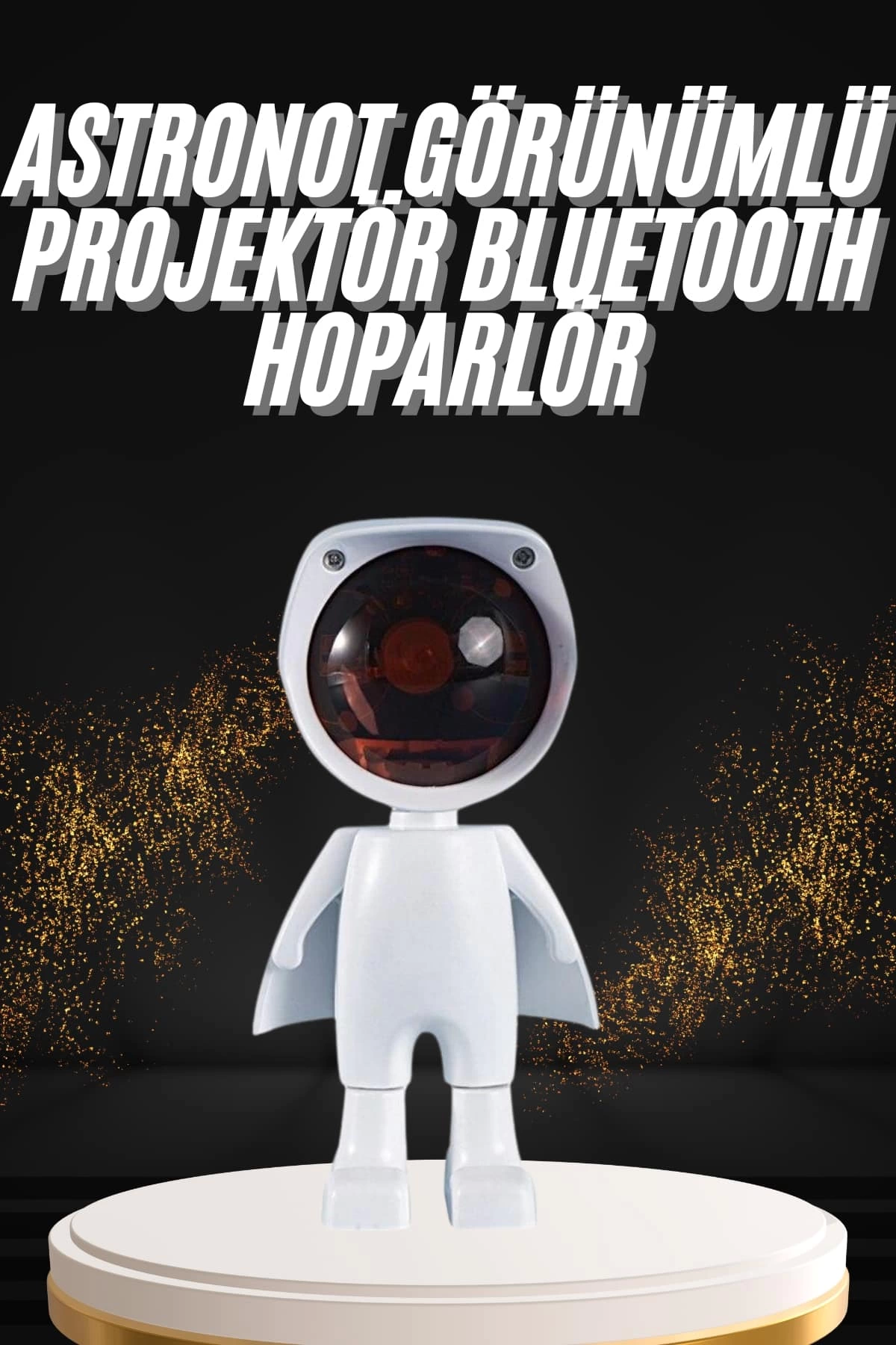 180 Degree Rotatable Astronot Table And Night Lamp Projector