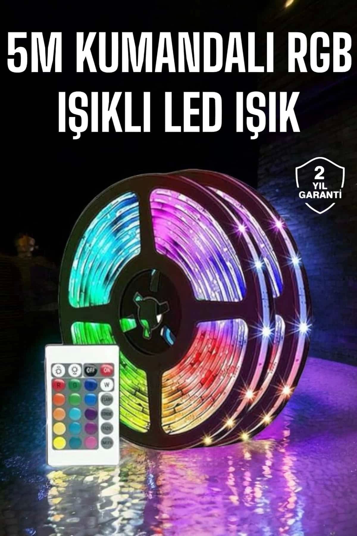 5 Meter Strip Led RGB Light Operated Power Adapter Suitable For Every Medium