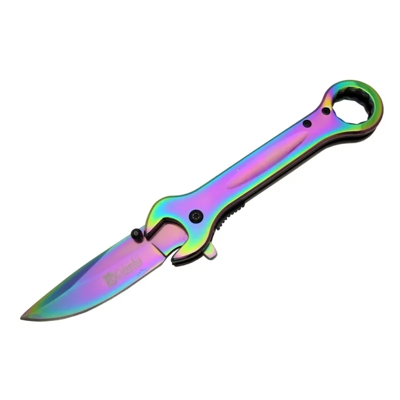 8000a Key View Colorful Camping Clamp 19 Cm - Automatic , Metal Handle