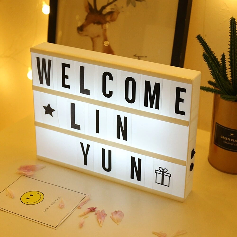 A5 Led Lighted Font Board Lightbox