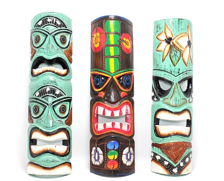 Wooden Wall Suspended 50 Cm Mask