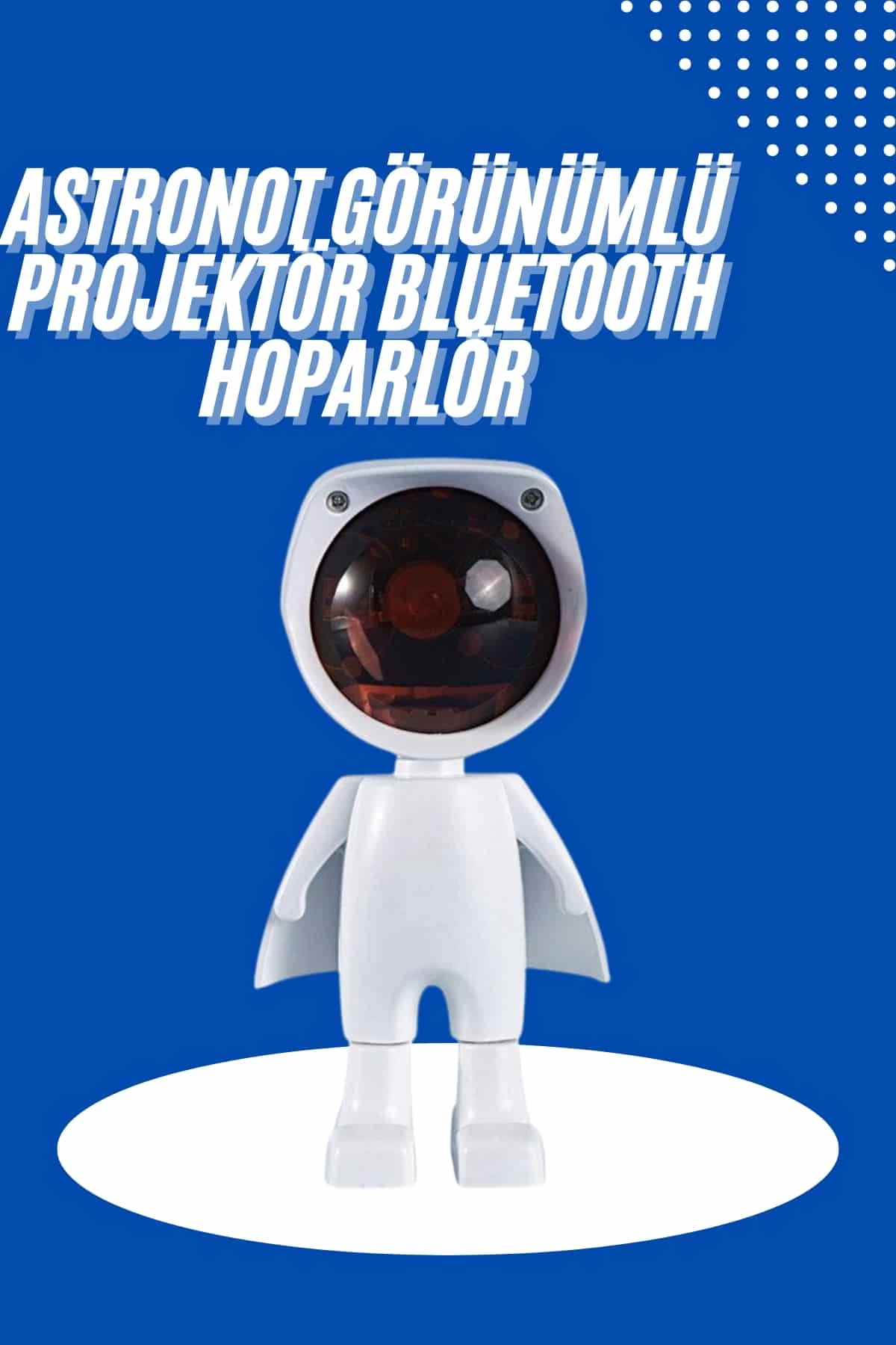 Astronot Light Projector Rainbow Projection Night Lamp Gift
