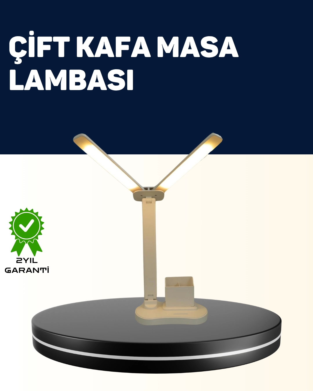 Adjustable Dimmable LED Table Lamp  Entegre Integrated Penlik and Phone Holder Feature