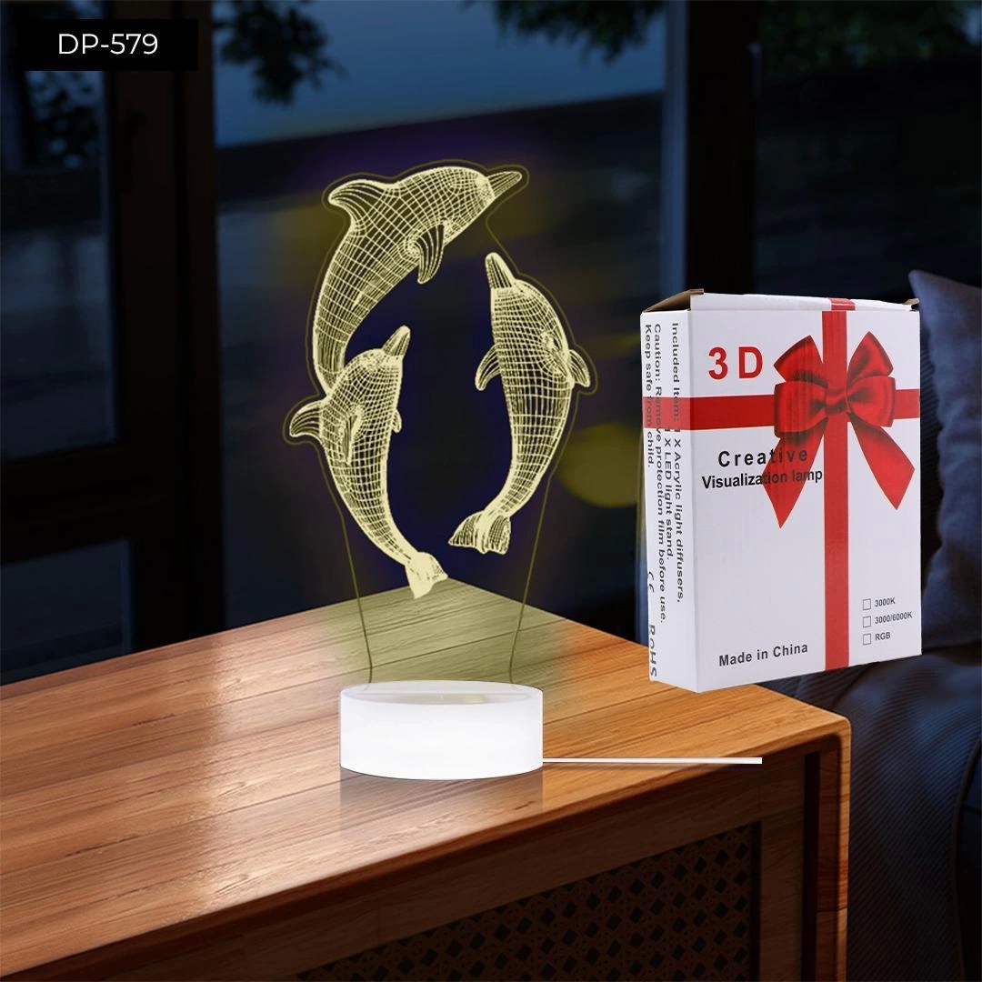 BFS Dempower Dolphin Shaped Night Lamp