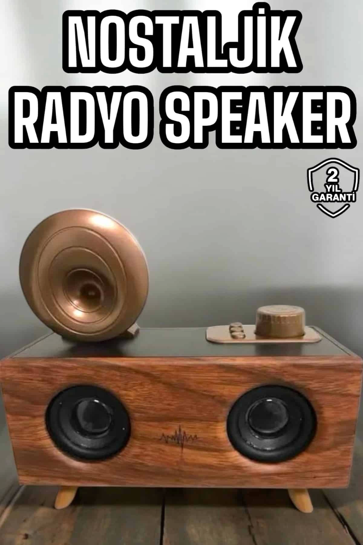 Bluetooth Speaker Wooden Classic Retro Gramofon Bluetooth Music Box