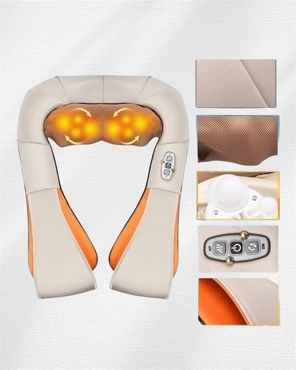 Neck and Shoulder Massager – Made and Heating, Home Type Massage Experience