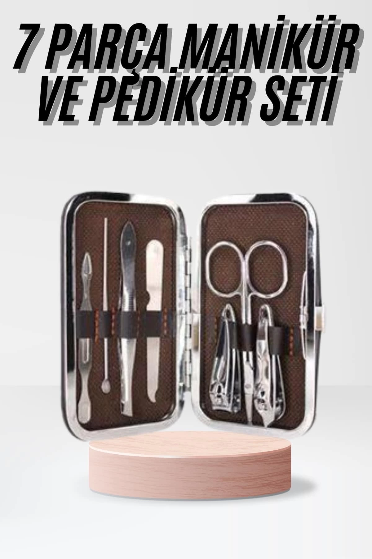 7 Piece Manicure Pedicure Set Nail Scissors Ratchet Törp
