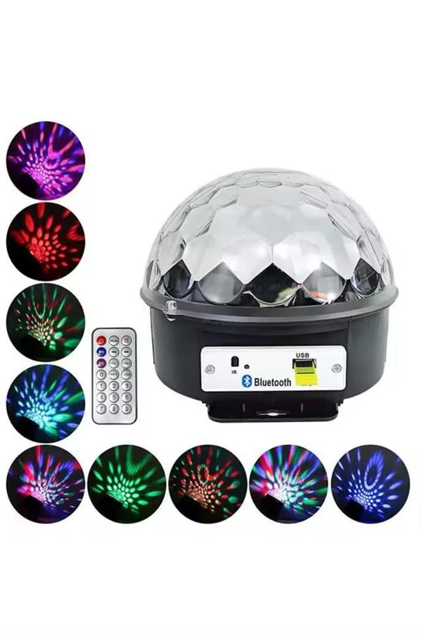 Disco Ball Color Light Laser Party Bluetooth Connected Led Globe