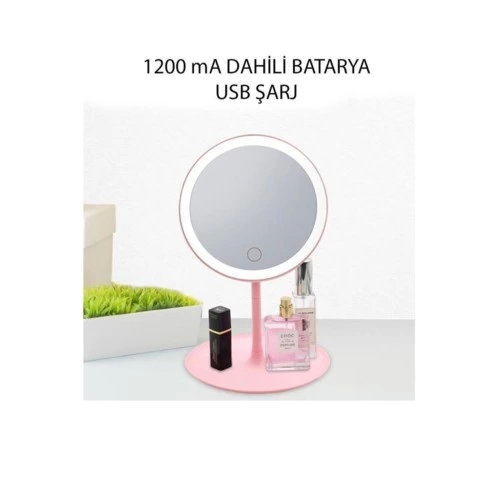 Touch Brightness Adjustable Makeup Mirror