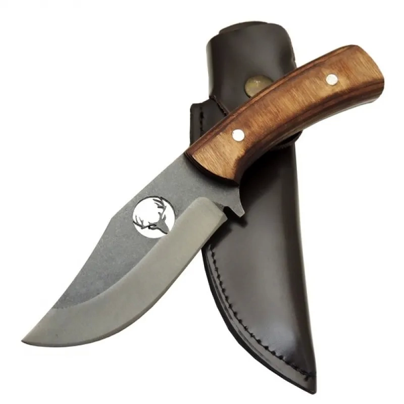 Geyikli Ycl3 Alien Knife 20cm - Wood Handle , Sheathed