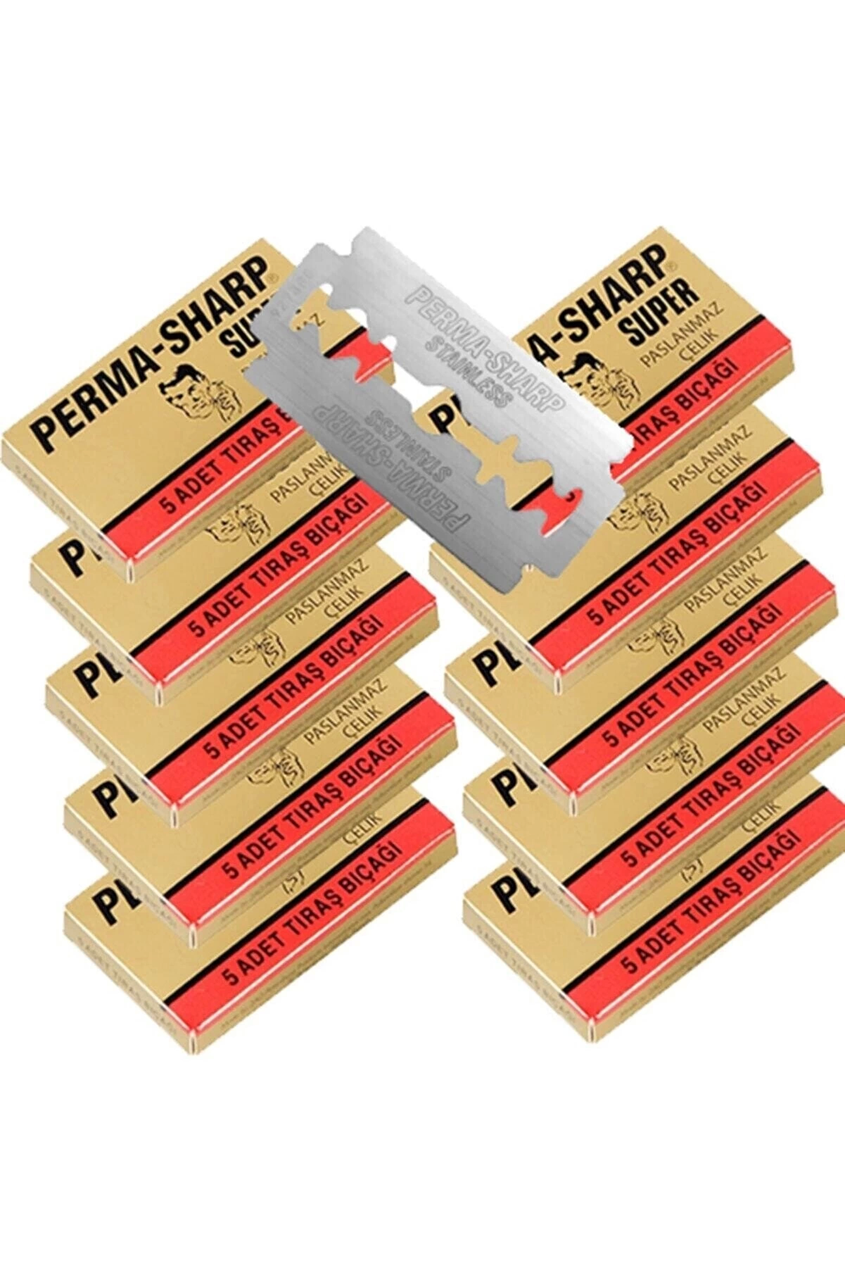 Gillette Perma-sharp 5 Traş Razor 20 Packs