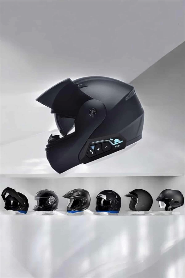 Helmet Headset Motorcycle Intercom Intercom Listening Speech Feature Waterproof