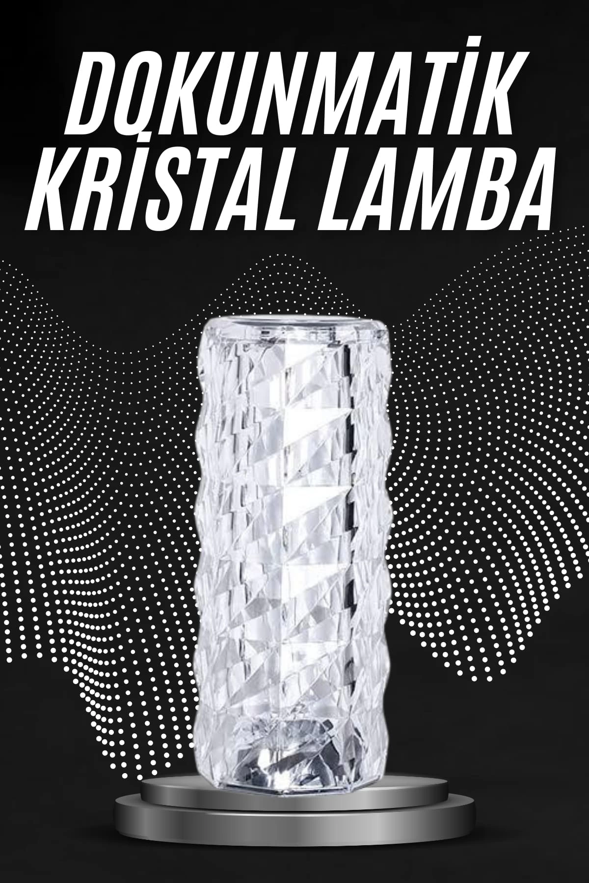 Crystal Lamp Table Lamp Rechargeable Table Lamp Touch Sensor Usb Rechargeable