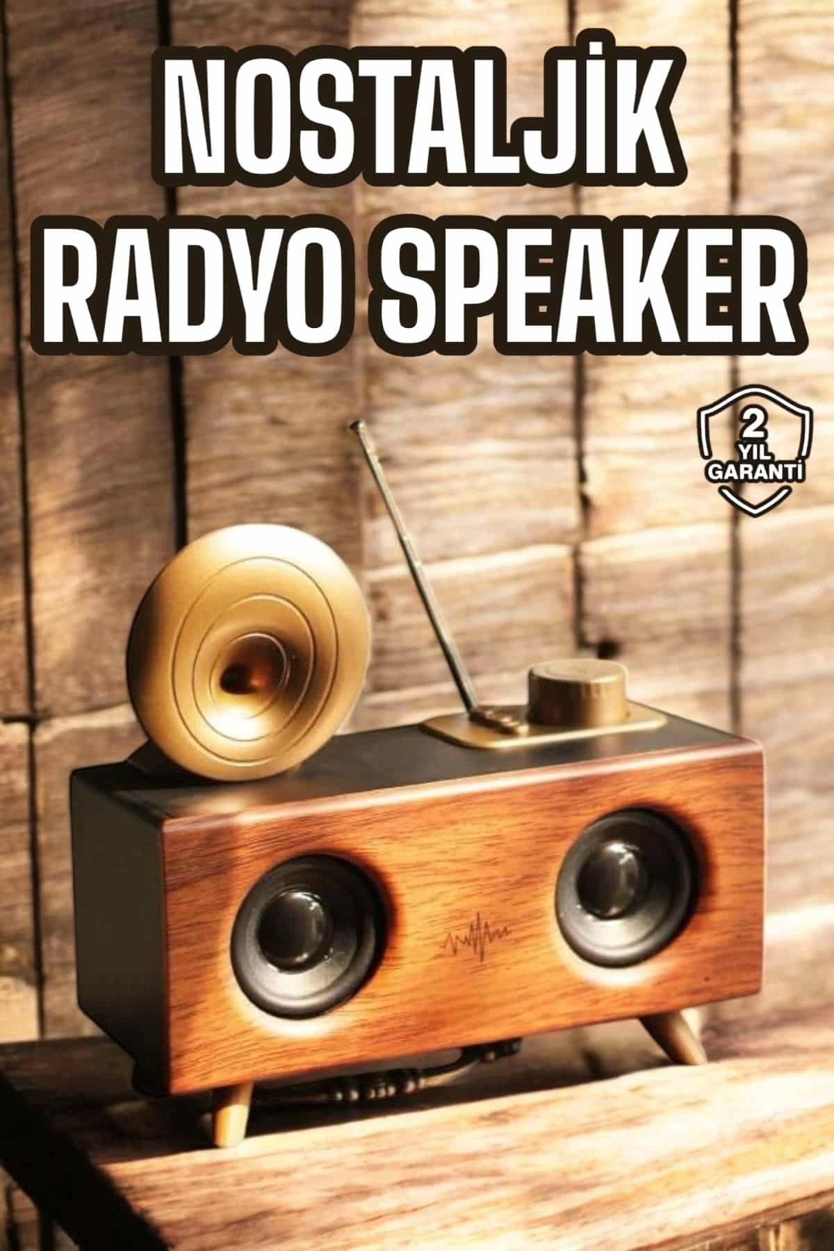 Bluetooth Connected Speaker with Nostalgic View