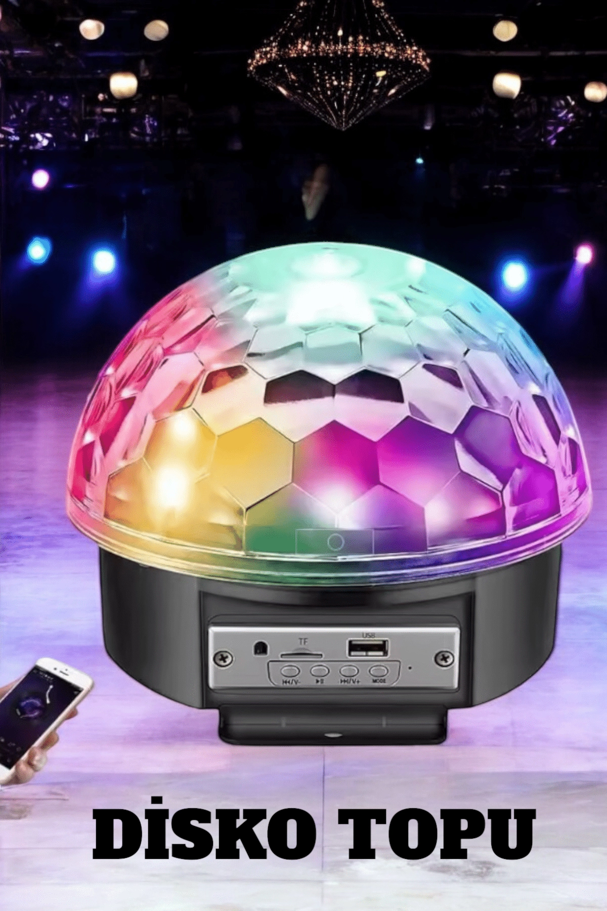 Portable Light Show And Effect Device For Parties