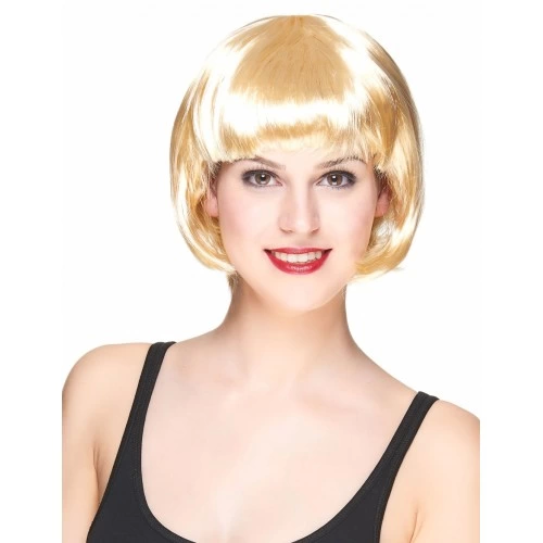 Platinum Gold Dore Color Küt Party Persu Short Plug Peruk