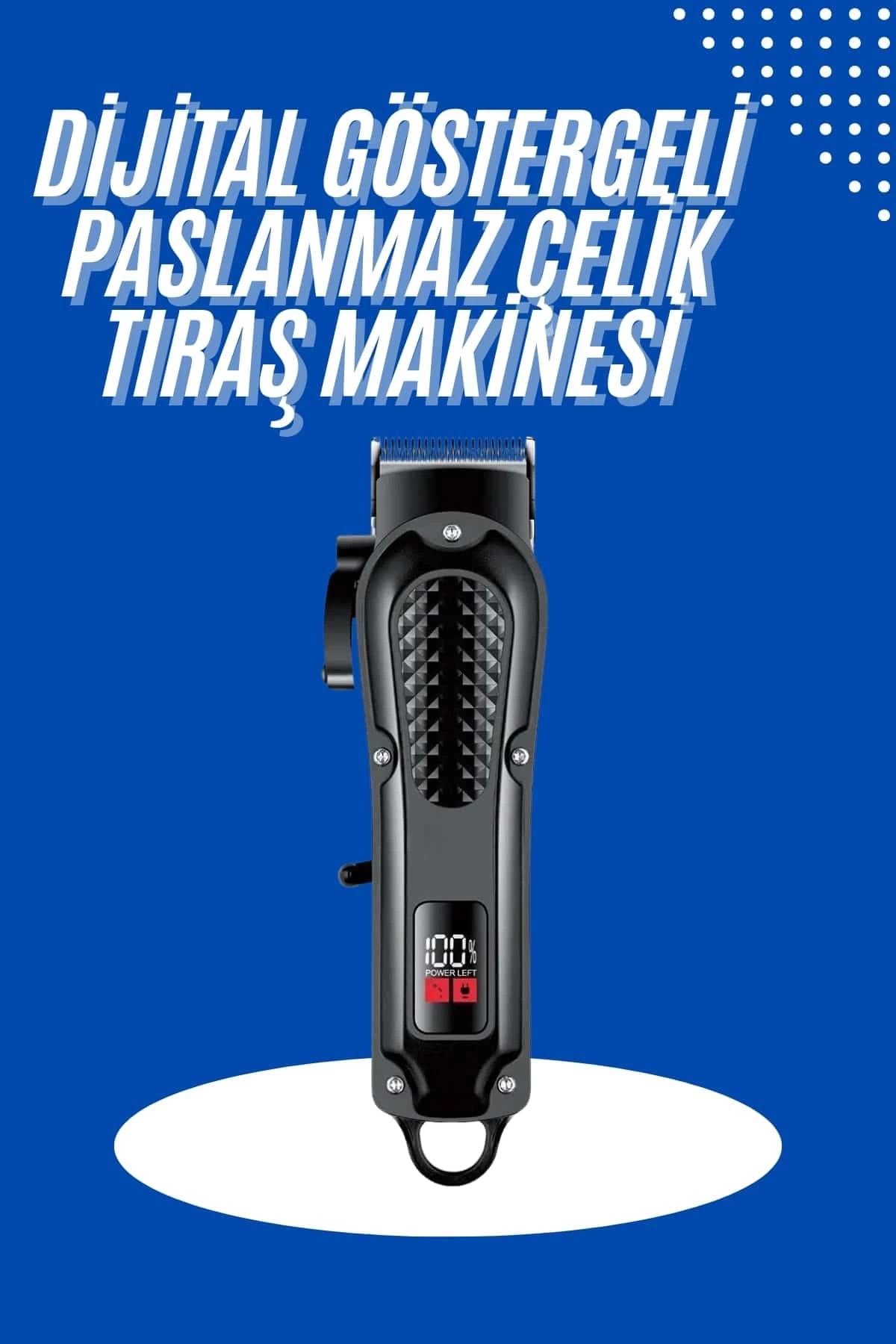 Professional Hair Clipper Digital Hair Beard Razor Machine Long Life