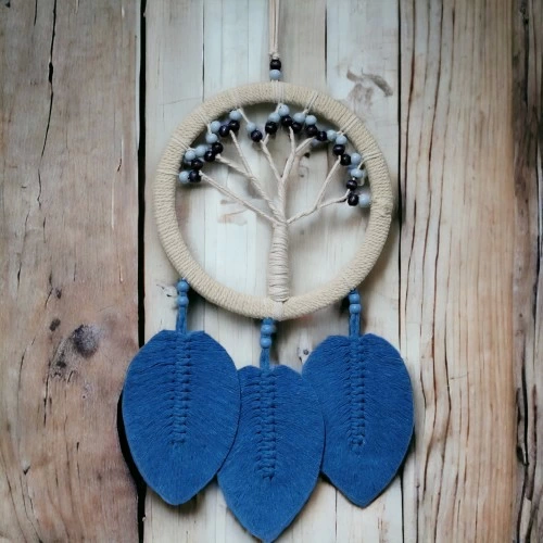 Dream Aquarius Life Tree Dream Catcher Blue