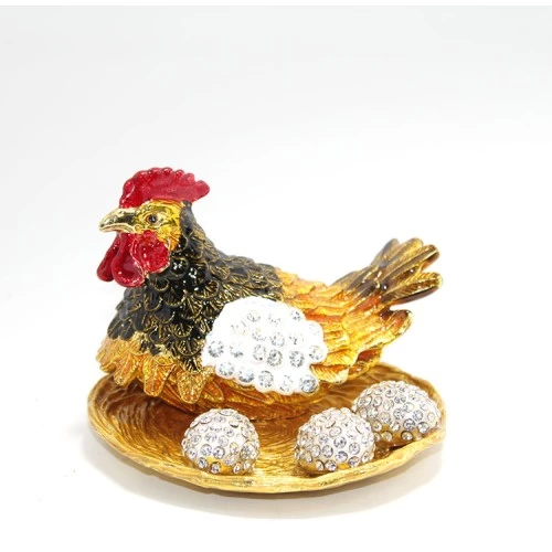 Swarovski Stone Egg Single Chicken Model 1