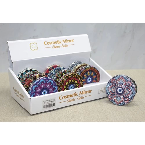 Stone Hand Mirror Round Slim Model 5