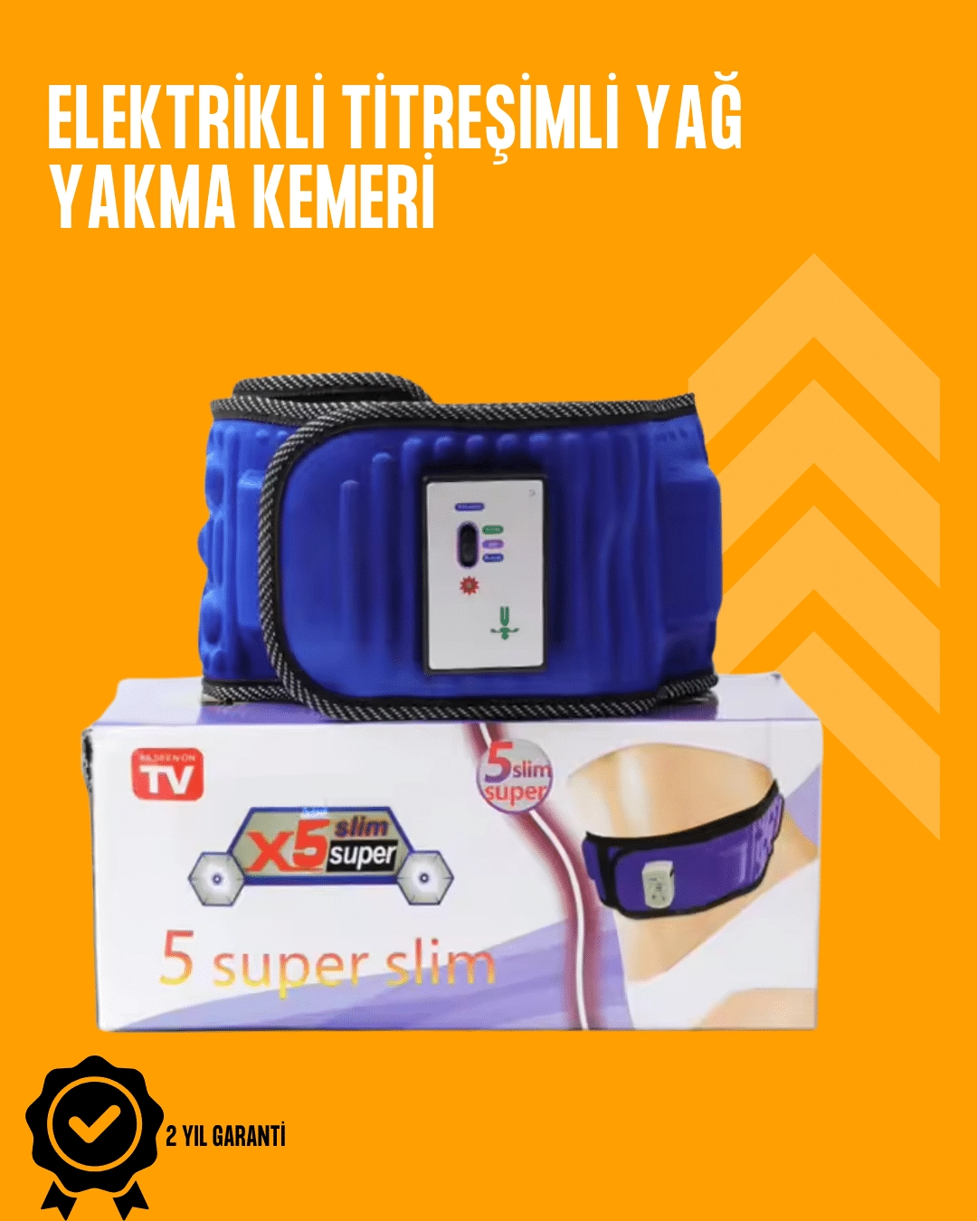 Vibrating Massage and Slimming Belt – 5 Engine, 20 Magnets, Adjustable Speed