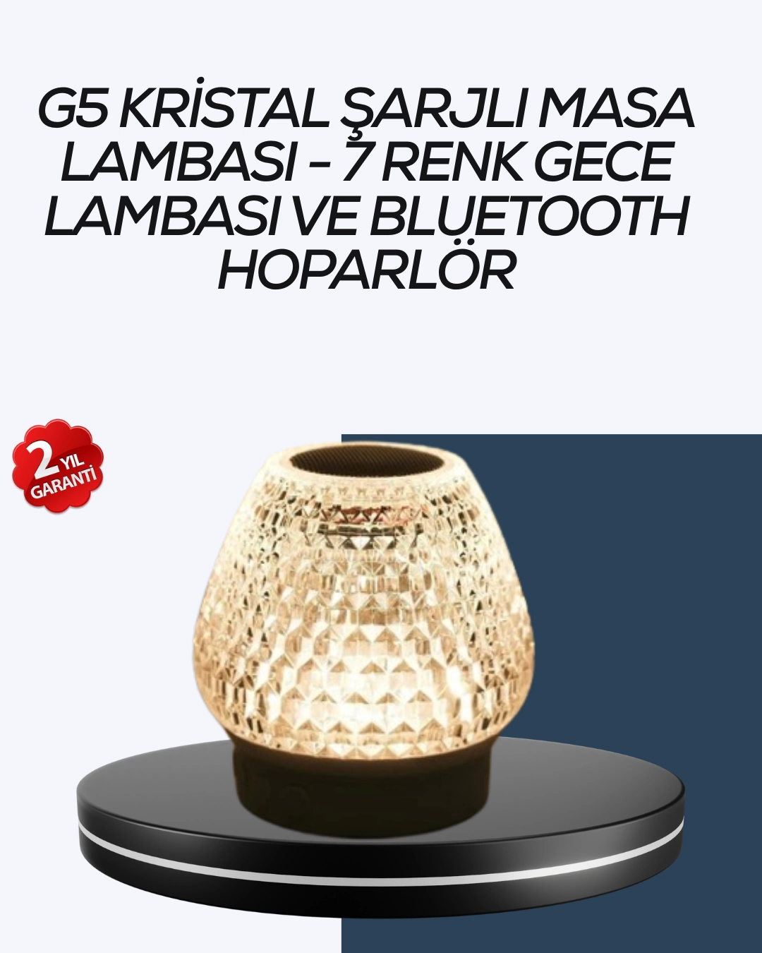 Long Battery Life 7 Color Light Bluetooth Speaker
