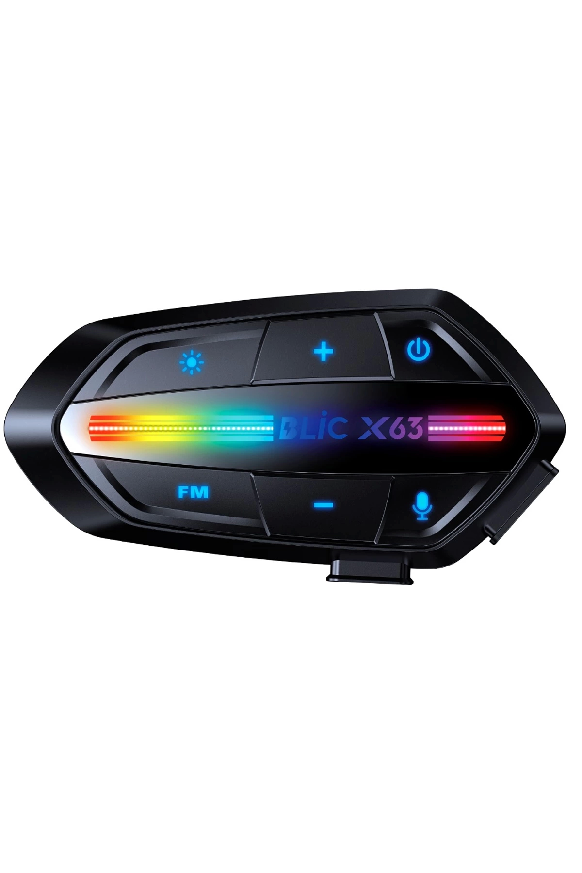 X63 Motorcycle Helmet Headset Intercom Light Motorcycle Intercom 5.3