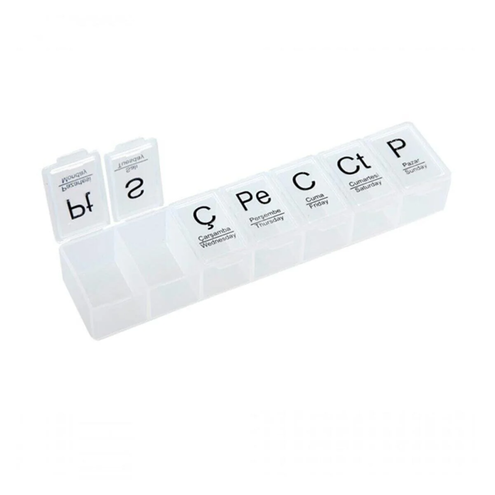 Weekly Pharmaceutical Tracking Box
