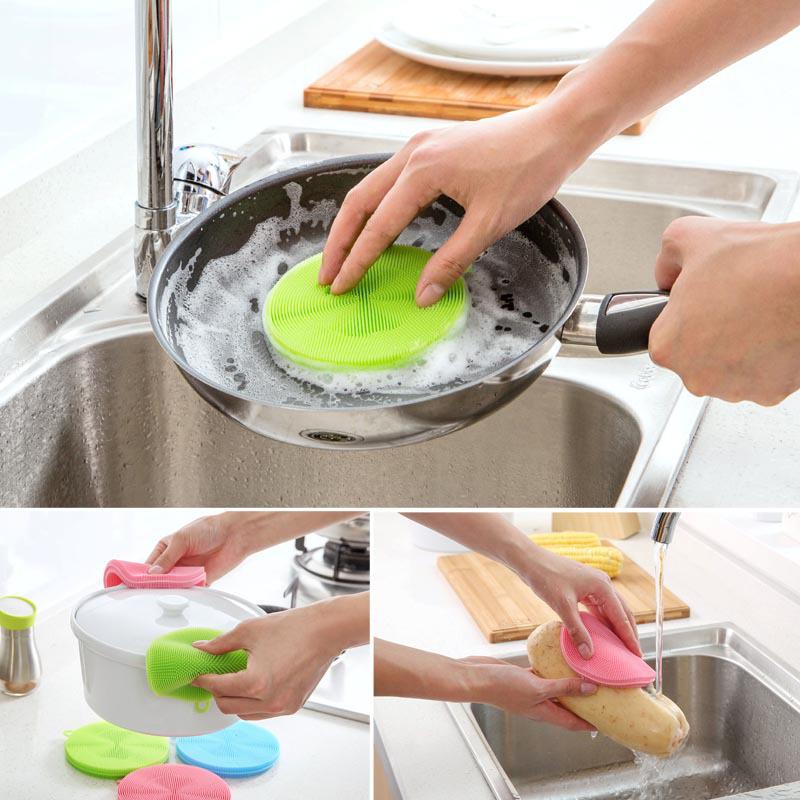 2 li Multi Purpose Silicone Dish Brush -Nihale- Grip