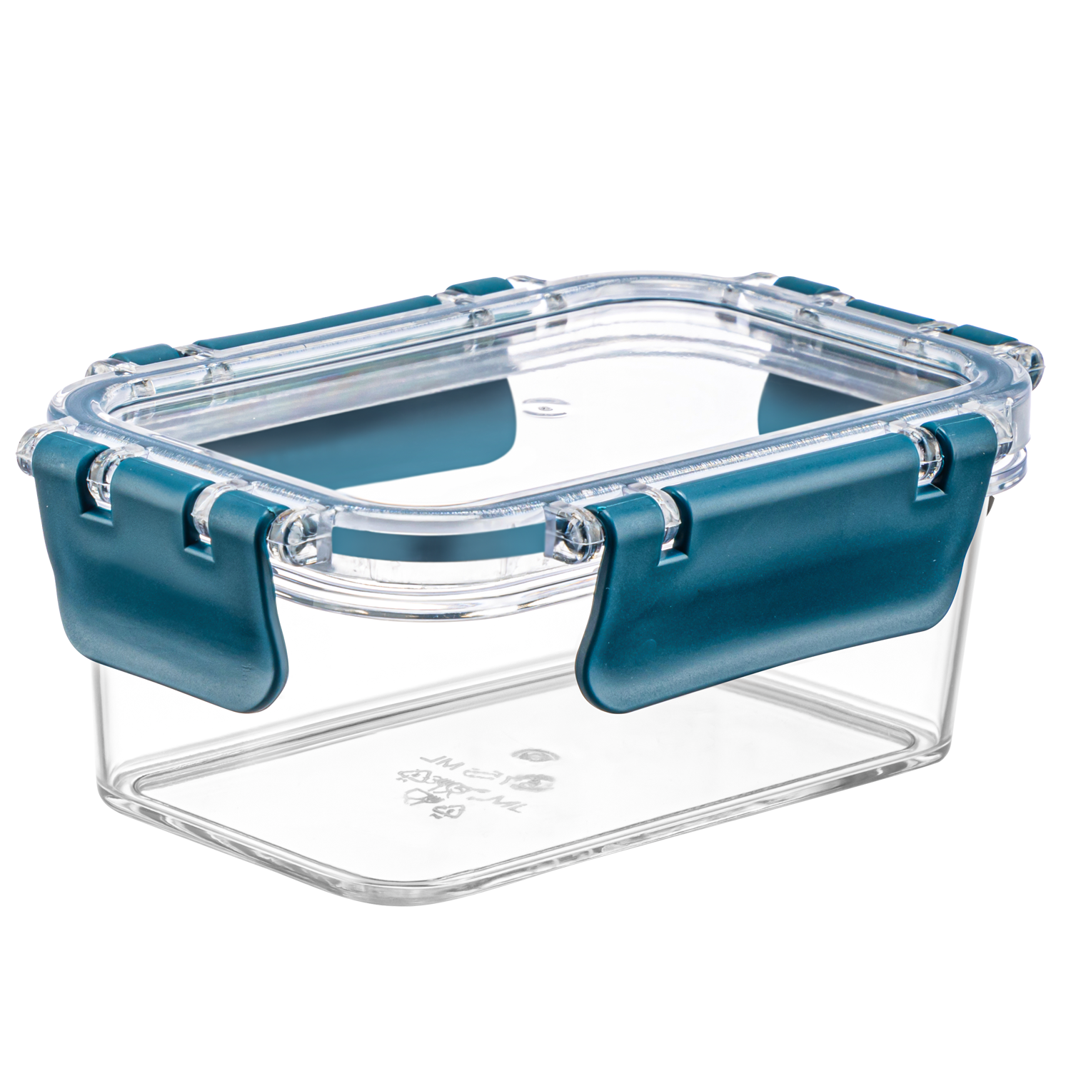 3 Adet Akrilik Saklama Kabı Vakumlu Dikdörtgen Erzak Bakliyat Kabı - 375 ML