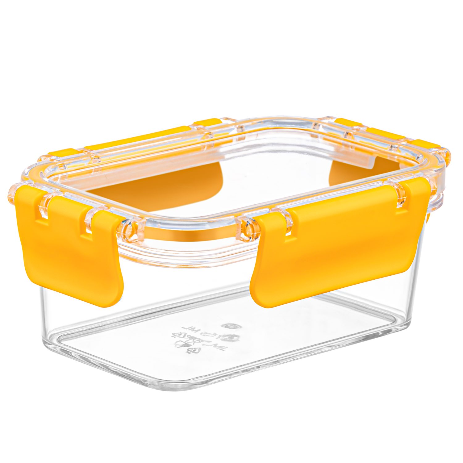 3 Adet Akrilik Saklama Kabı Vakumlu Dikdörtgen Erzak Bakliyat Kabı - 900 ML