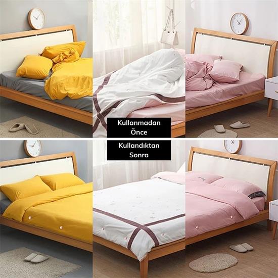4 Pcs Mushroom Model Duvet Cover And Impeller Holder Stabilizer
