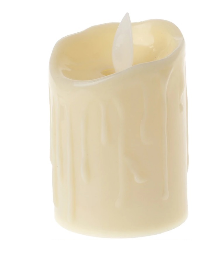 Flame Led Candle Moving Flame Appearance Decorative Candle - 9Cm