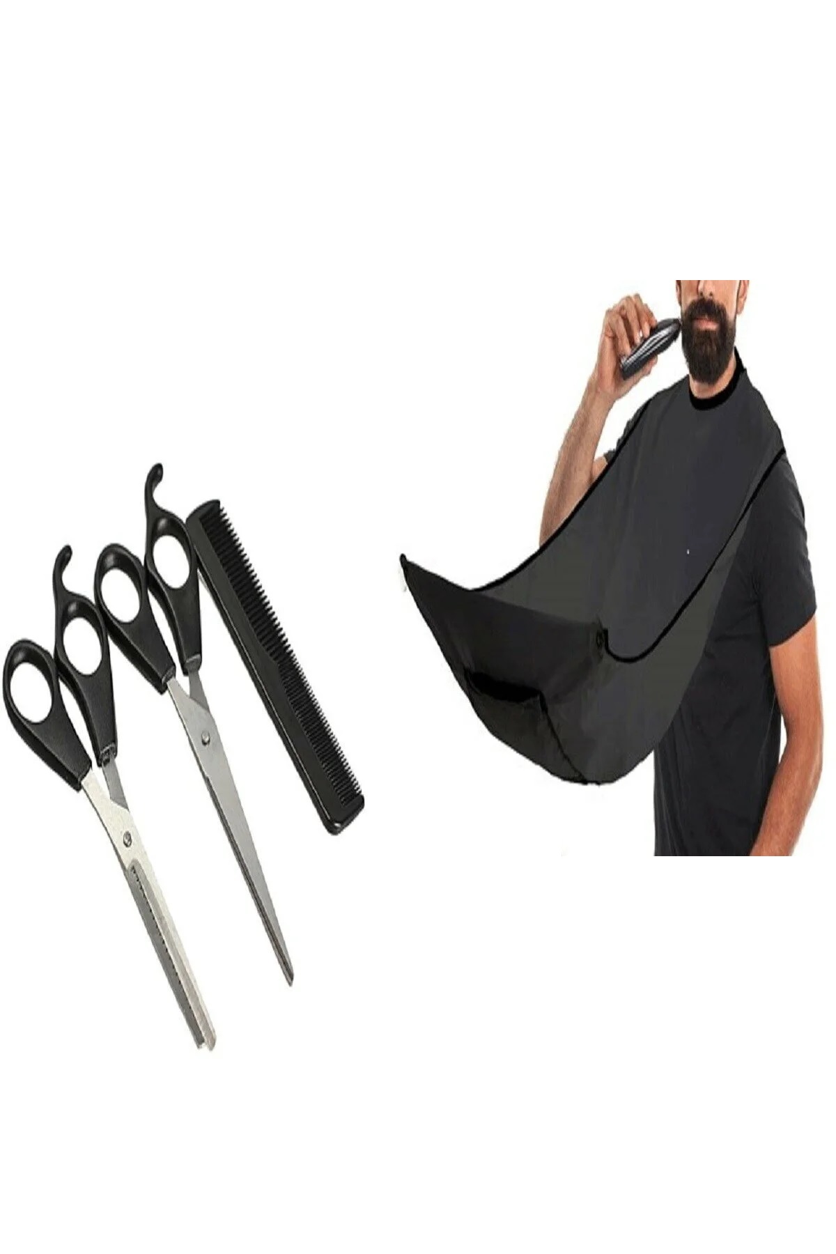 Berber Razor Set - Scissor Comb Apron - 4 Pieces Custom Set