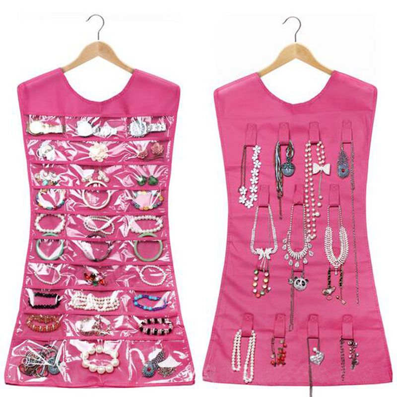 Dress Shaped Jewelry Organizer - Pink