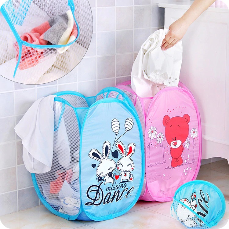 Cartoon Figure Folding File Toy And Laundry Basket